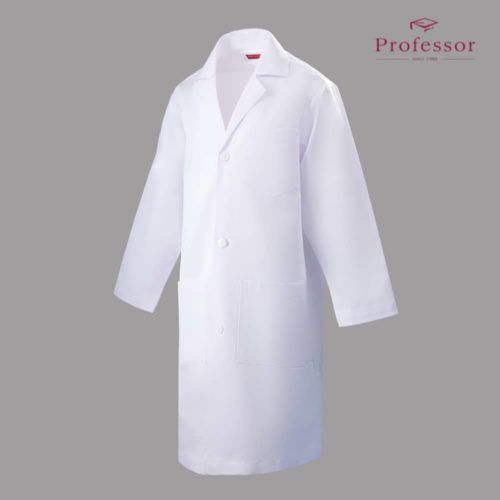 Long Sleeve Lab Coat – White