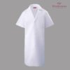 Short Sleeve Lab Coat – White