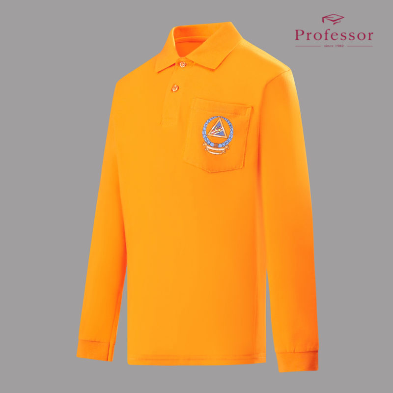 Kadet Angkatan Pertahanan Awam Orange Long Sleeve T-Shirt