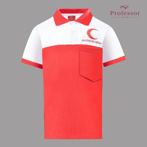 Persatuan Bulan Sabit Merah (PBSM) White & Red T-Shirt (Short/Long Sleeve)