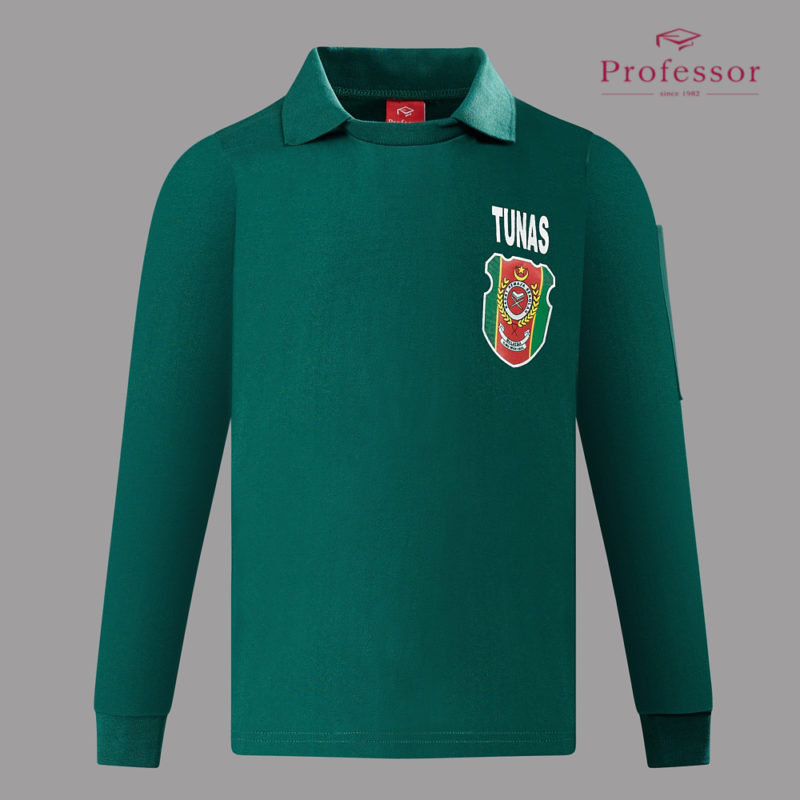 Tunas Kadet Remaja Sekolah (TKRS) Dark Green Long Sleeve T-Shirt